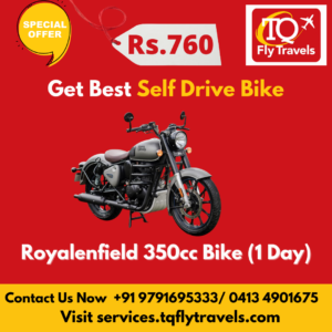 Royalenfield 350cc Self Drive Bike (1 Day)
